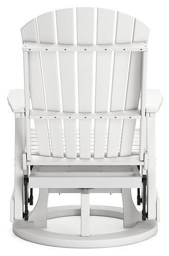 Hyland wave Outdoor Swivel Glider Chair - Yulissa Home Furnishings (NJ)