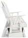 Hyland wave Outdoor Glider Loveseat - Yulissa Home Furnishings (NJ)