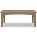 Hyland wave Outdoor Coffee Table - Yulissa Home Furnishings (NJ)