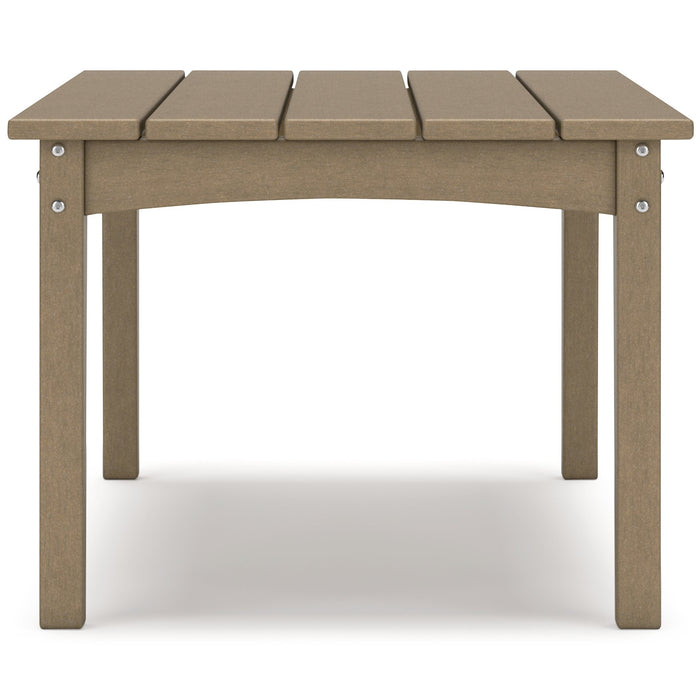 Hyland wave Outdoor Coffee Table - Yulissa Home Furnishings (NJ)