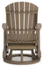 Hyland wave Outdoor Swivel Glider Chair - Yulissa Home Furnishings (NJ)