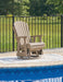 Hyland wave Outdoor Swivel Glider Chair - Yulissa Home Furnishings (NJ)