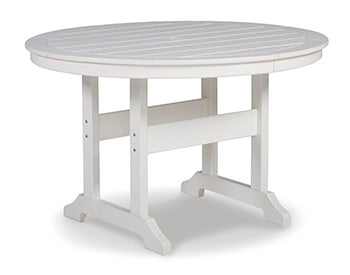 Crescent Luxe Outdoor Dining Table - Yulissa Home Furnishings (NJ)