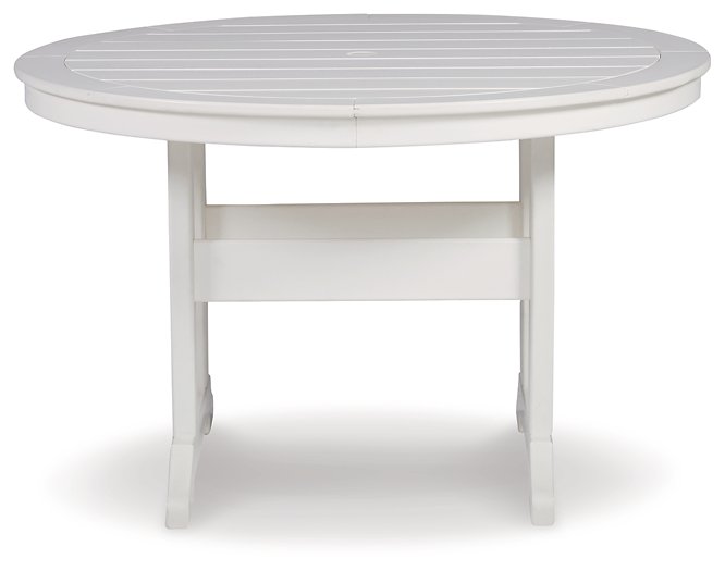 Crescent Luxe Outdoor Dining Table - Yulissa Home Furnishings (NJ)