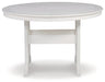 Crescent Luxe Outdoor Dining Table - Yulissa Home Furnishings (NJ)