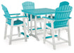 Eisely Outdoor Dining Set - Yulissa Home Furnishings (NJ)