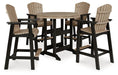 Fairen Trail Outdoor Dining Set - Yulissa Home Furnishings (NJ)