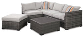 Cherry Point 4-piece Outdoor Sectional Set - Yulissa Home Furnishings (NJ)