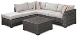 Cherry Point 4-piece Outdoor Sectional Set - Yulissa Home Furnishings (NJ)