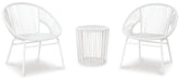 Mandarin Cape Outdoor Table and Chairs (Set of 3) - Yulissa Home Furnishings (NJ)