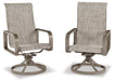 Beach Front Sling Swivel Chair (Set of 2) - Yulissa Home Furnishings (NJ)