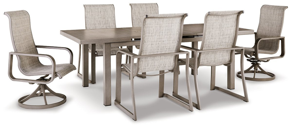 Beach Front Outdoor Dining Set - Yulissa Home Furnishings (NJ)