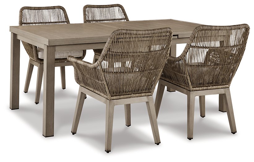 Beach Front Outdoor Dining Set - Yulissa Home Furnishings (NJ)