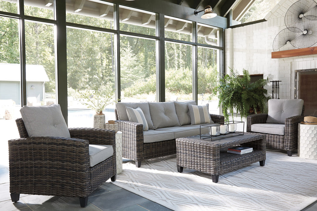 Cloverbrooke 4-Piece Outdoor Conversation Set - Yulissa Home Furnishings (NJ)