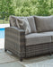 Oasis Court Outdoor Sofa/Chairs/Table Set (Set of 4) - Yulissa Home Furnishings (NJ)