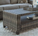 Oasis Court Outdoor Sofa/Chairs/Table Set (Set of 4) - Yulissa Home Furnishings (NJ)