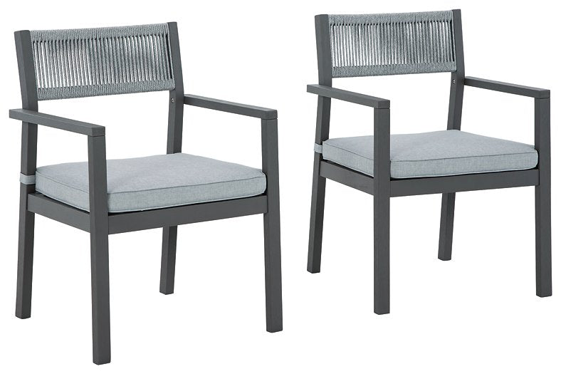 Eden Town Arm Chair with Cushion (Set of 2) - Yulissa Home Furnishings (NJ)