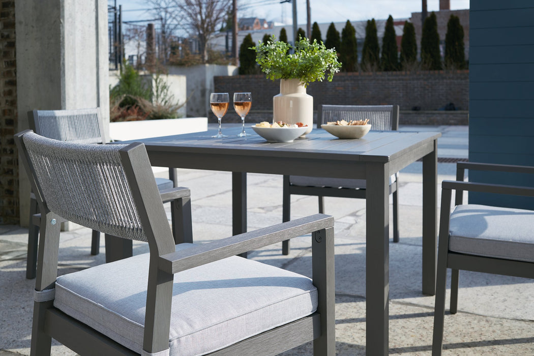 Eden Town Outdoor Dining Set - Yulissa Home Furnishings (NJ)