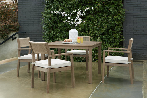 Aria Plains Outdoor Dining Set - Yulissa Home Furnishings (NJ)