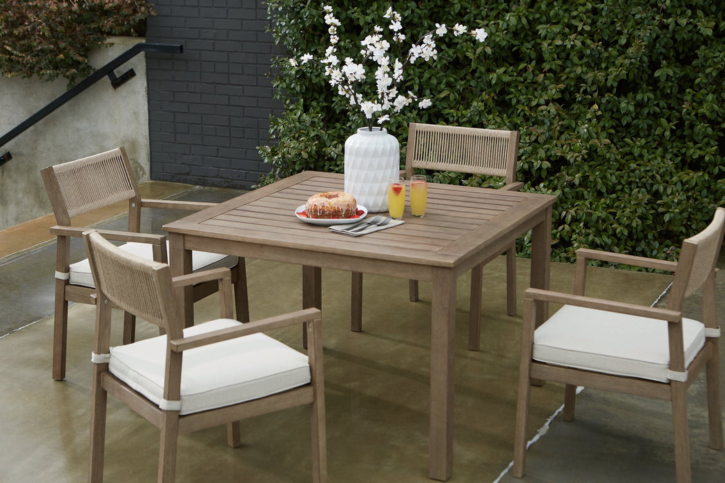 Aria Plains Outdoor Dining Set - Yulissa Home Furnishings (NJ)