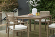 Aria Plains Outdoor Dining Set - Yulissa Home Furnishings (NJ)