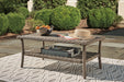 Clear Ridge Outdoor Glider Loveseat and Coffee Table - Yulissa Home Furnishings (NJ)