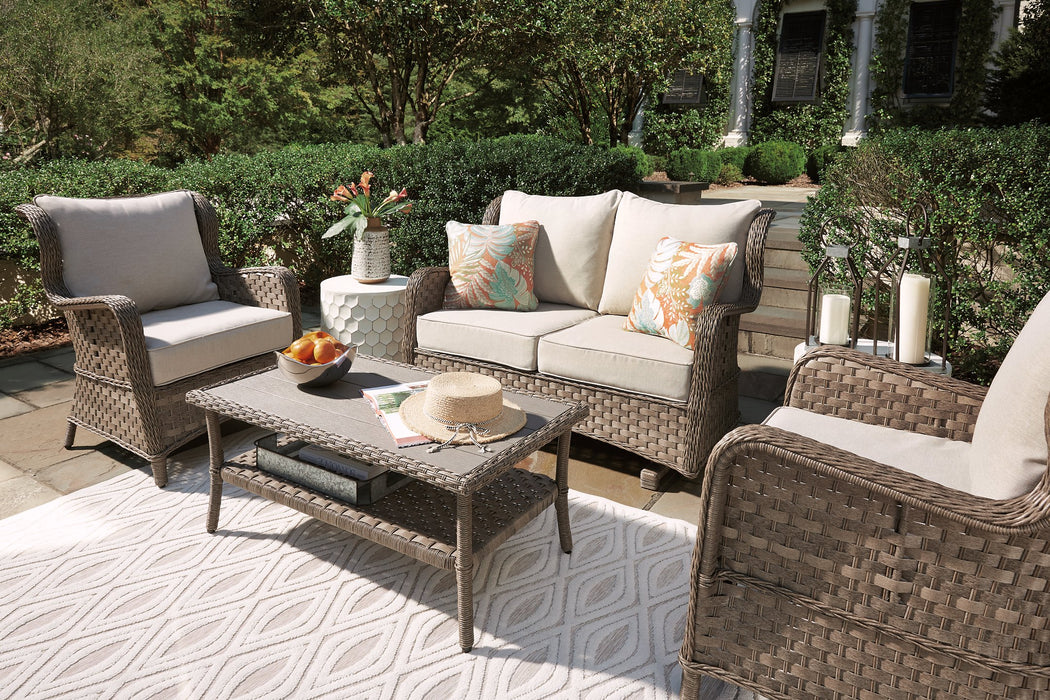 Clear Ridge Outdoor Conversation Set - Yulissa Home Furnishings (NJ)