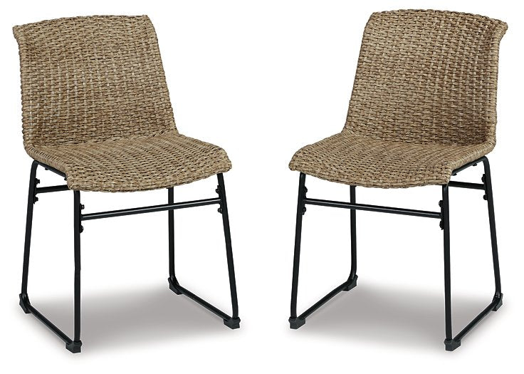 Amaris Outdoor Dining Chair (Set of 2) - Yulissa Home Furnishings (NJ)