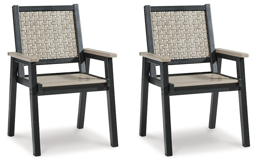 Mount Valley Arm Chair (set Of 2) - Yulissa Home Furnishings (NJ)