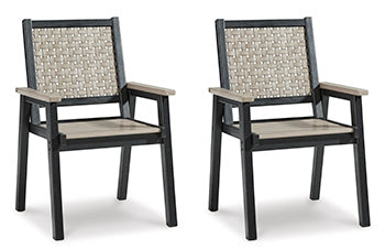 Mount Valley Arm Chair (set Of 2) - Yulissa Home Furnishings (NJ)