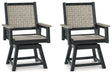 Mount Valley Swivel Chair (Set of 2) - Yulissa Home Furnishings (NJ)