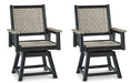 Mount Valley Swivel Chair (Set of 2) - Yulissa Home Furnishings (NJ)