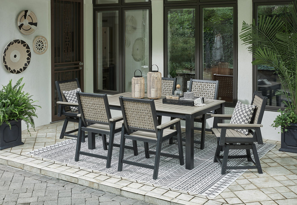 Mount Valley Outdoor Dining Set - Yulissa Home Furnishings (NJ)