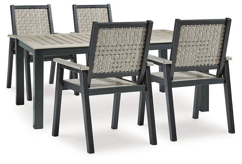 Mount Valley Outdoor Dining Set - Yulissa Home Furnishings (NJ)