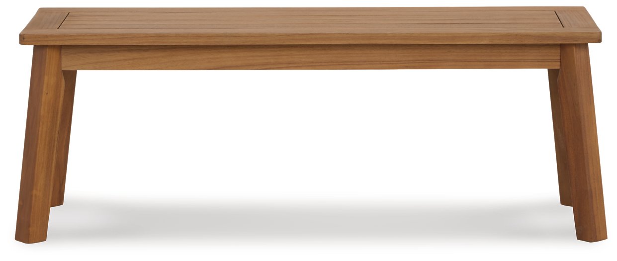 Janiyah Outdoor Dining Bench - Yulissa Home Furnishings (NJ)