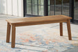 Janiyah Outdoor Dining Bench - Yulissa Home Furnishings (NJ)