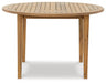 Janiyah Outdoor Dining Table - Yulissa Home Furnishings (NJ)