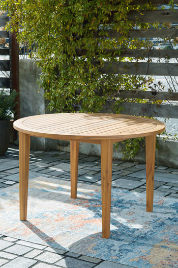 Janiyah Outdoor Dining Table - Yulissa Home Furnishings (NJ)