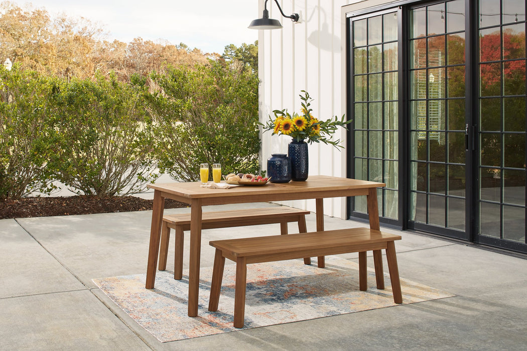 Janiyah Outdoor Dining Set - Yulissa Home Furnishings (NJ)