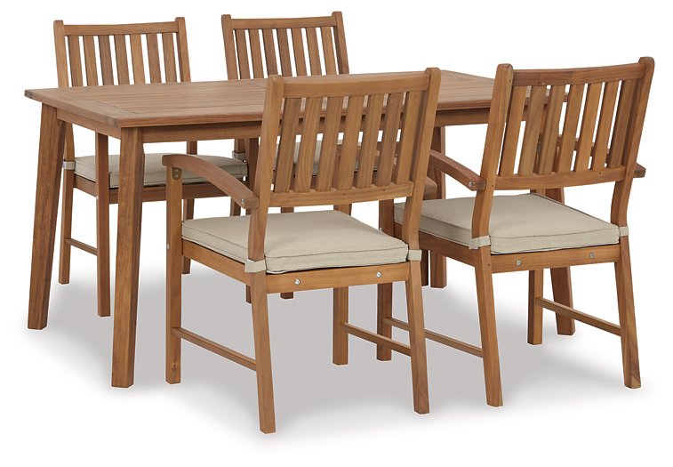 Janiyah Outdoor Dining Set - Yulissa Home Furnishings (NJ)