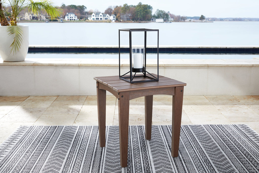 Emmeline Outdoor End Table - Yulissa Home Furnishings (NJ)