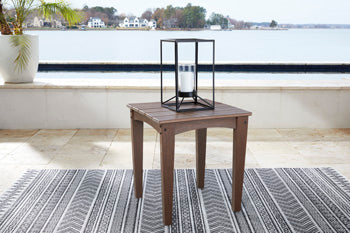 Emmeline Outdoor End Table - Yulissa Home Furnishings (NJ)