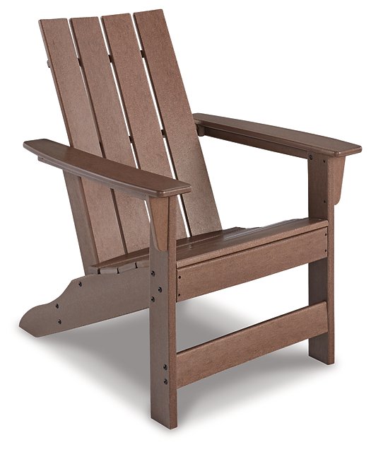 Emmeline 2 Adirondack Chairs with Tete-A-Tete Table Connector - Yulissa Home Furnishings (NJ)