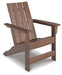 Emmeline Outdoor Adirondack Chairs with Tete-A-Tete Connector - Yulissa Home Furnishings (NJ)