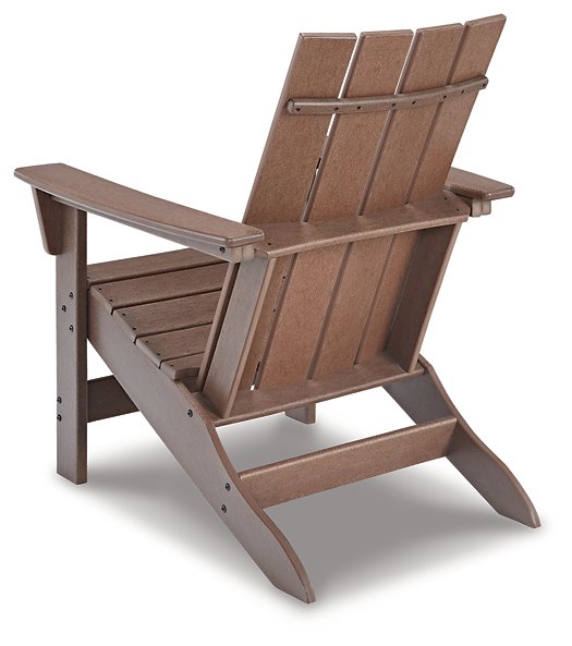 Emmeline 2 Adirondack Chairs with Tete-A-Tete Table Connector - Yulissa Home Furnishings (NJ)