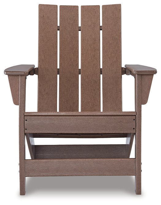 Emmeline 2 Adirondack Chairs with Tete-A-Tete Table Connector - Yulissa Home Furnishings (NJ)