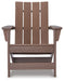 Emmeline 2 Adirondack Chairs with Tete-A-Tete Table Connector - Yulissa Home Furnishings (NJ)