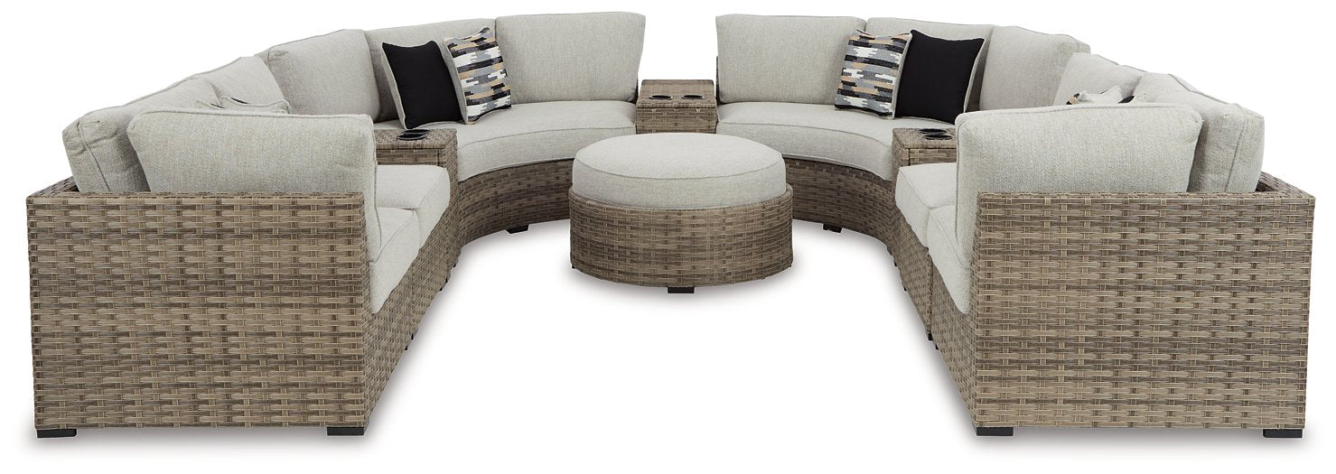 Calworth Outdoor Seating Set - Yulissa Home Furnishings (NJ)