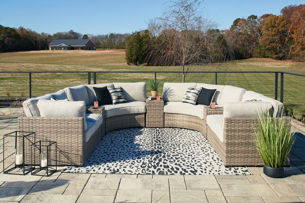 Calworth Outdoor Seating Set - Yulissa Home Furnishings (NJ)