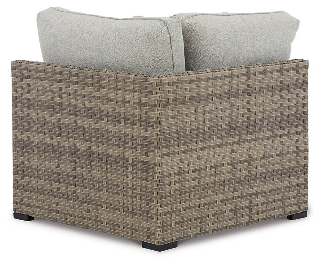 Calworth Outdoor Corner with Cushion (Set of 2) - Yulissa Home Furnishings (NJ)